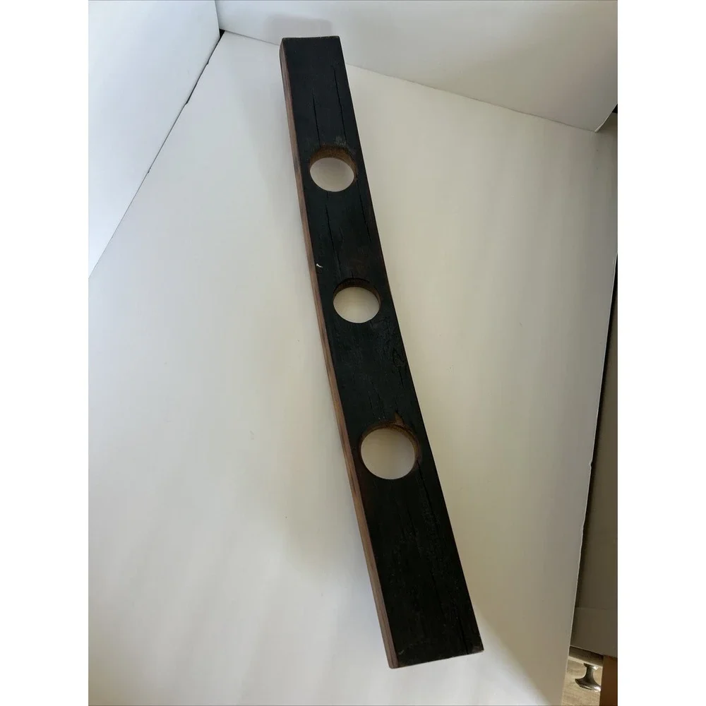 Wine Barrel Stave Candle Holders With 3 Tealight ‎ Holder  Hand Made from Oak